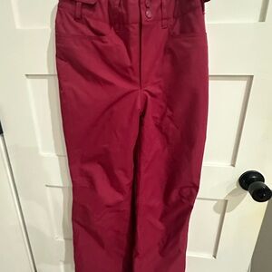 Girls Roxy Pink snow/ski pants size L